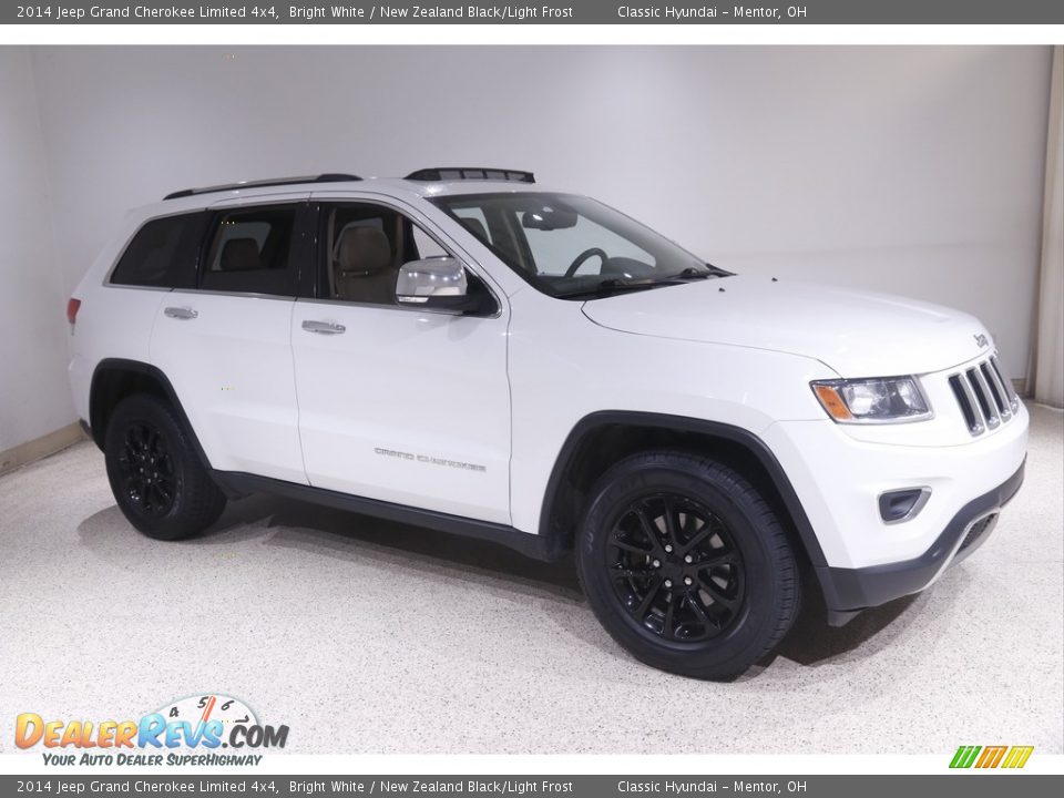 2014 Jeep Grand Cherokee Limited 4x4 Bright White / New Zealand Black/Light Frost Photo #1