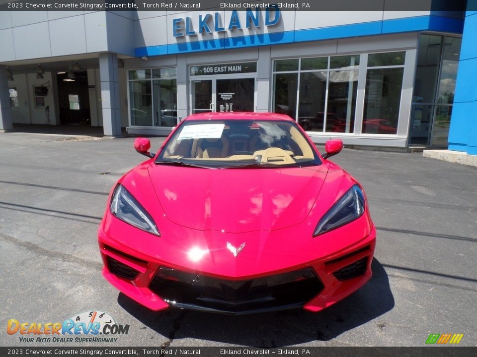 2023 Chevrolet Corvette Stingray Convertible Torch Red / Natural Photo #16