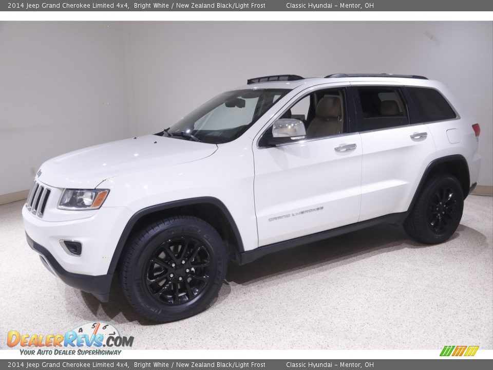 2014 Jeep Grand Cherokee Limited 4x4 Bright White / New Zealand Black/Light Frost Photo #3