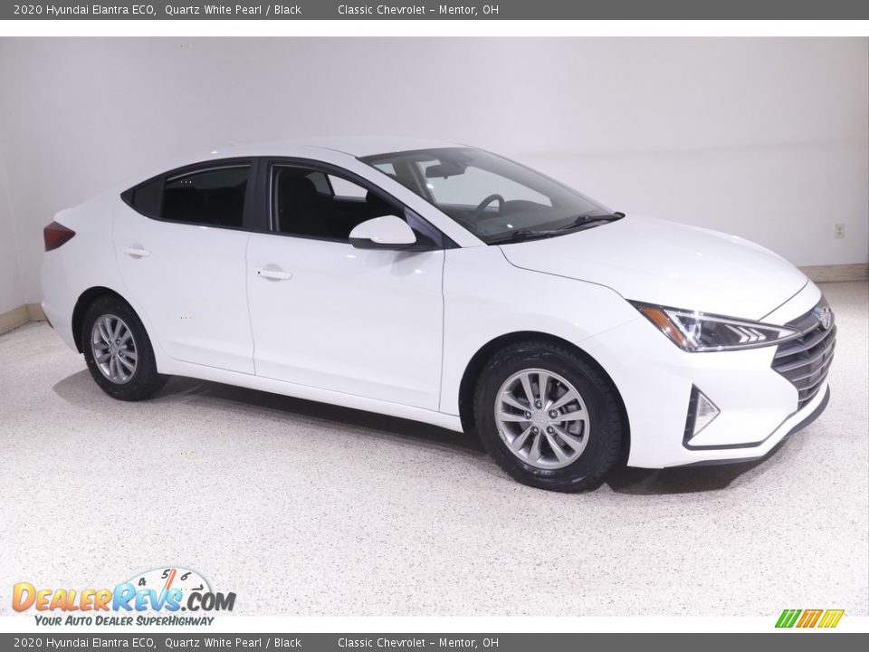 Quartz White Pearl 2020 Hyundai Elantra ECO Photo #1