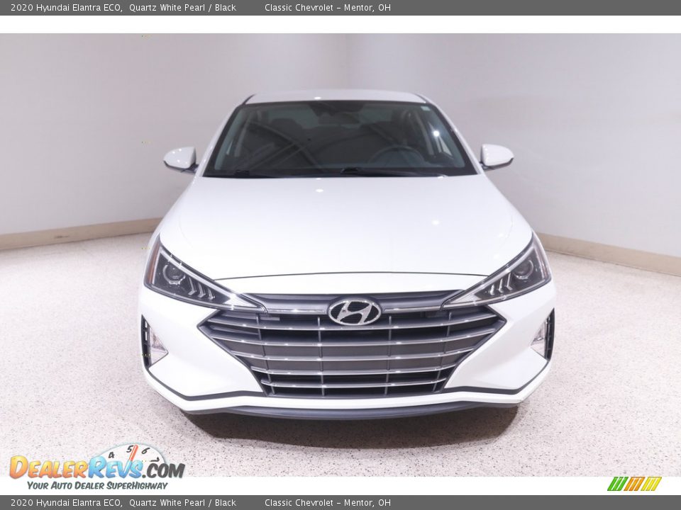 2020 Hyundai Elantra ECO Quartz White Pearl / Black Photo #2