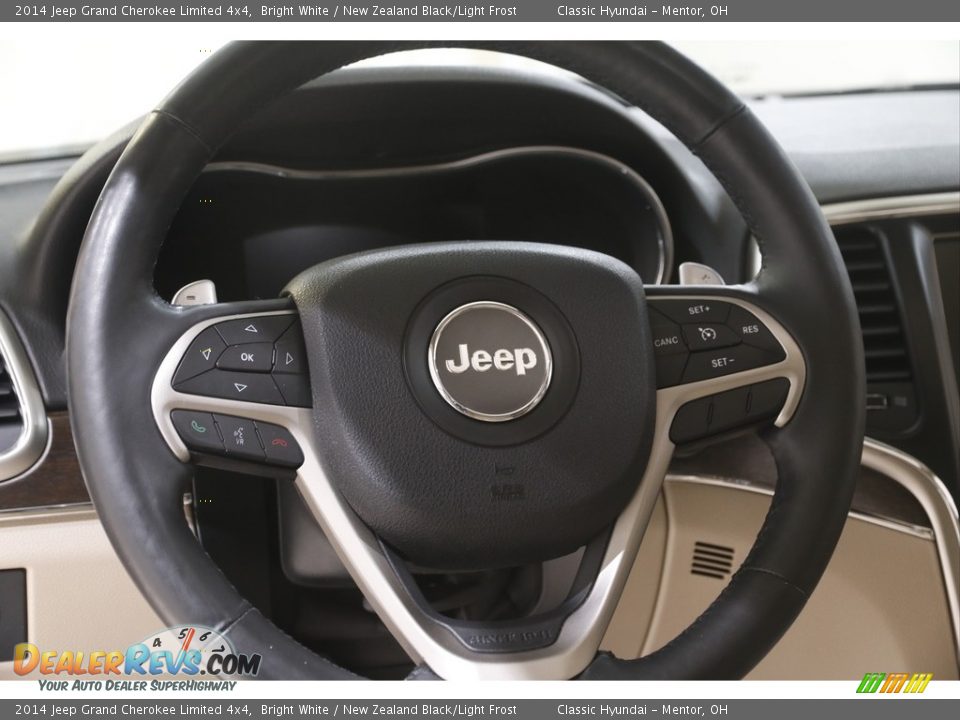 2014 Jeep Grand Cherokee Limited 4x4 Bright White / New Zealand Black/Light Frost Photo #7