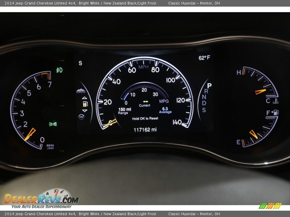 2014 Jeep Grand Cherokee Limited 4x4 Bright White / New Zealand Black/Light Frost Photo #8