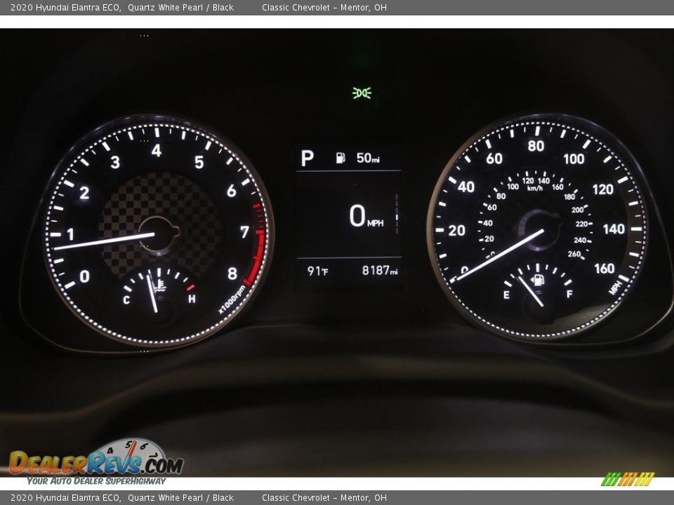 2020 Hyundai Elantra ECO Gauges Photo #8