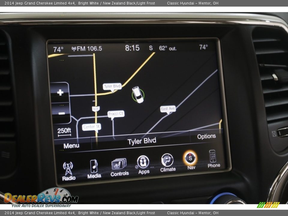 2014 Jeep Grand Cherokee Limited 4x4 Bright White / New Zealand Black/Light Frost Photo #13