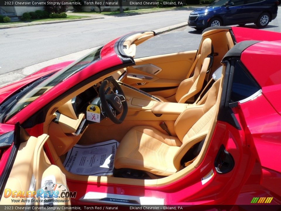 Front Seat of 2023 Chevrolet Corvette Stingray Convertible Photo #29