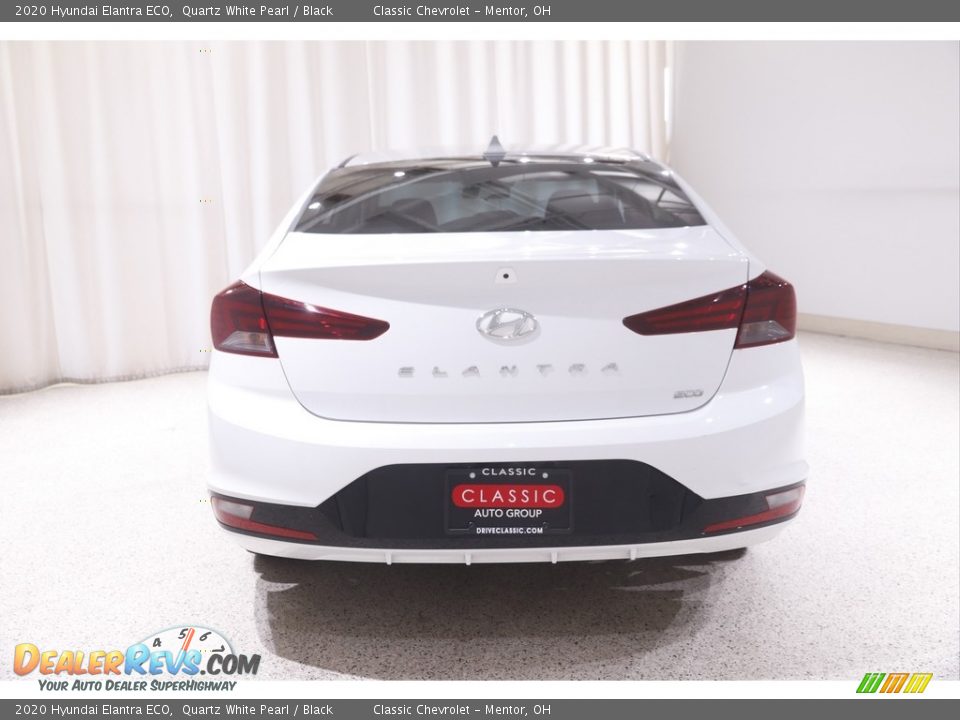 2020 Hyundai Elantra ECO Quartz White Pearl / Black Photo #17