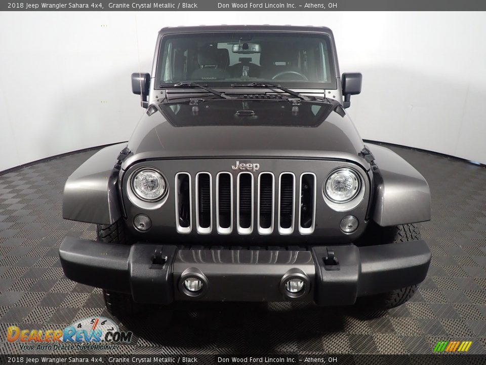 2018 Jeep Wrangler Sahara 4x4 Granite Crystal Metallic / Black Photo #6