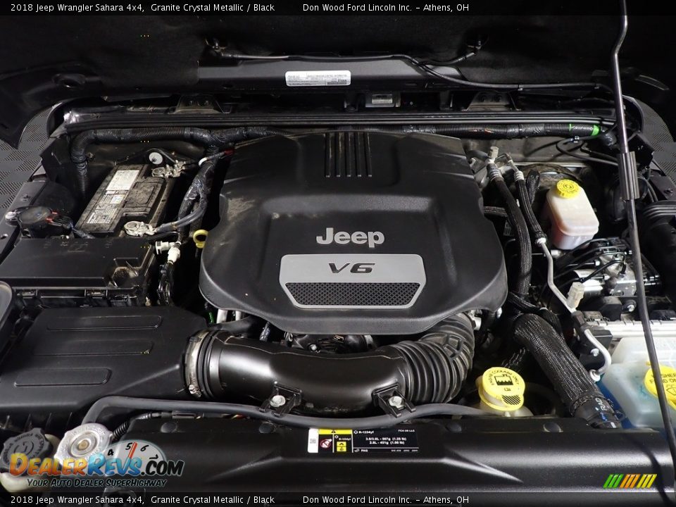 2018 Jeep Wrangler Sahara 4x4 Granite Crystal Metallic / Black Photo #8