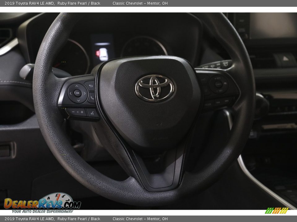 2019 Toyota RAV4 LE AWD Ruby Flare Pearl / Black Photo #7
