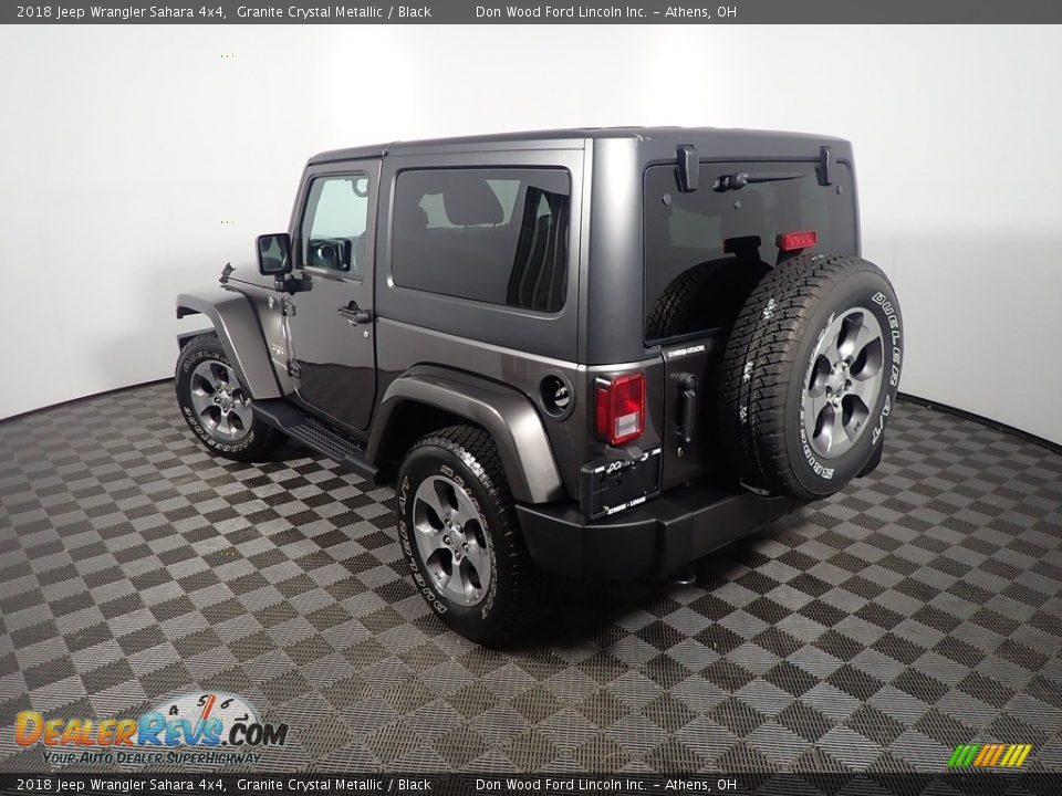 2018 Jeep Wrangler Sahara 4x4 Granite Crystal Metallic / Black Photo #13
