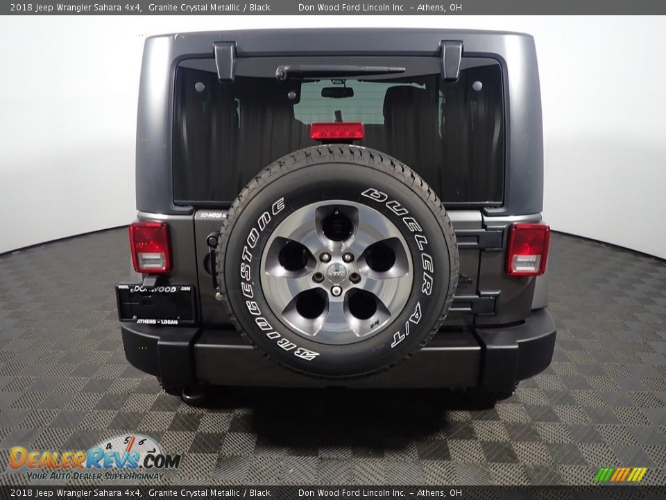 2018 Jeep Wrangler Sahara 4x4 Granite Crystal Metallic / Black Photo #14