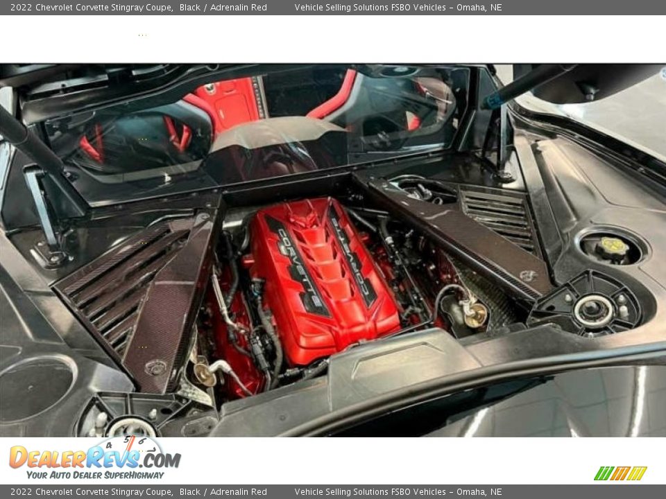 2022 Chevrolet Corvette Stingray Coupe Black / Adrenalin Red Photo #3