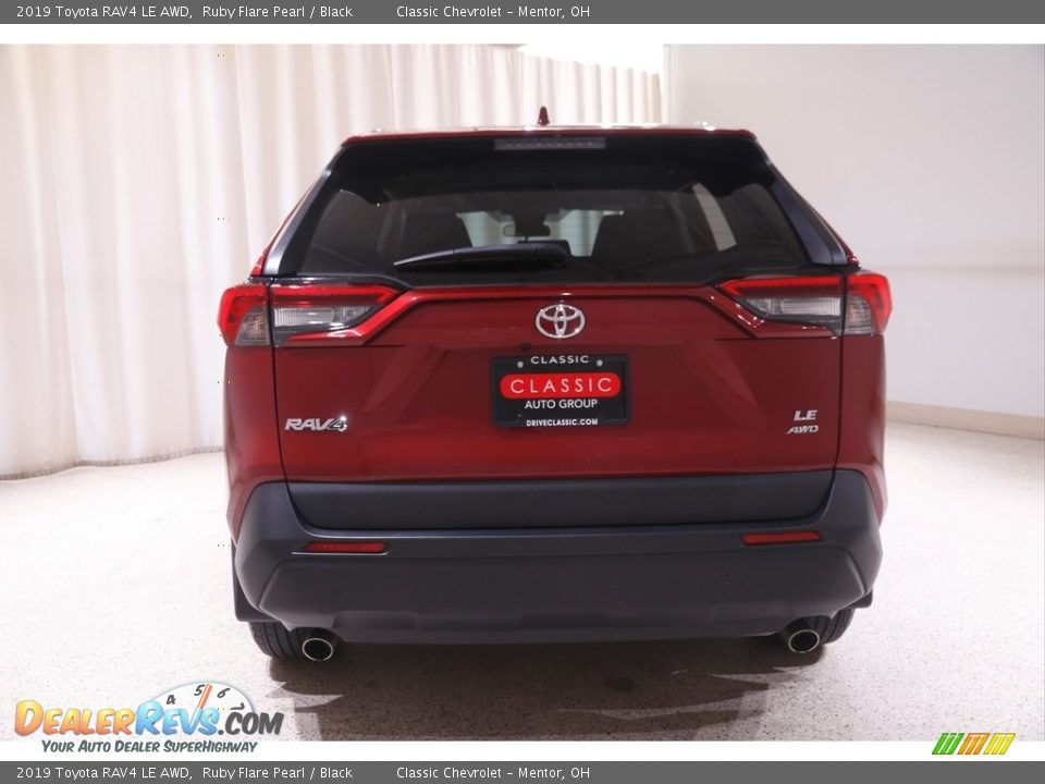 2019 Toyota RAV4 LE AWD Ruby Flare Pearl / Black Photo #17