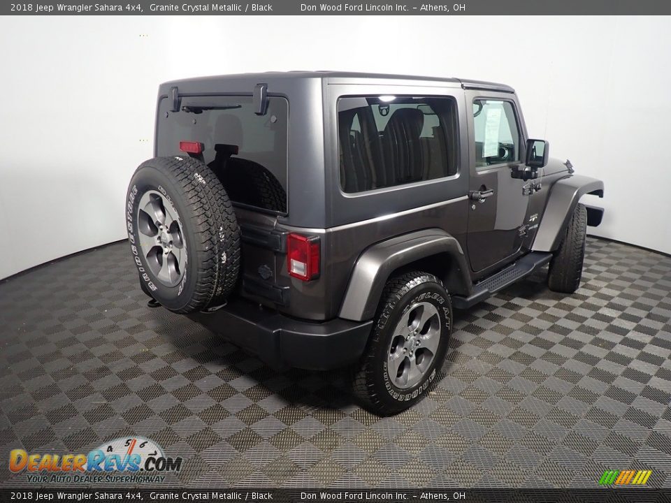 2018 Jeep Wrangler Sahara 4x4 Granite Crystal Metallic / Black Photo #18