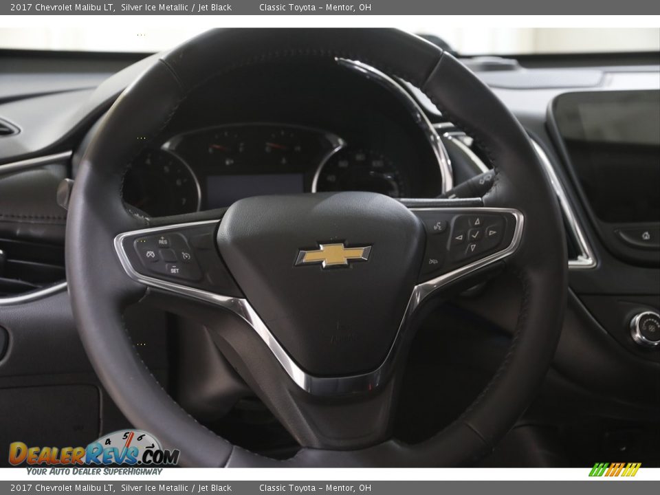 2017 Chevrolet Malibu LT Silver Ice Metallic / Jet Black Photo #7