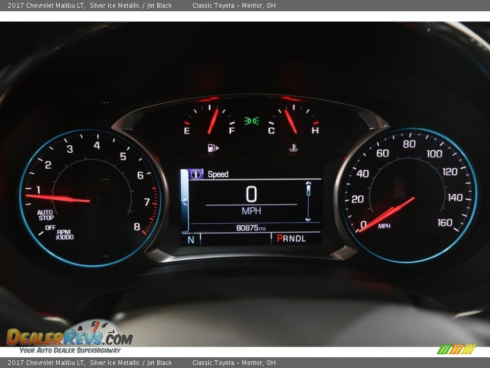 2017 Chevrolet Malibu LT Silver Ice Metallic / Jet Black Photo #8