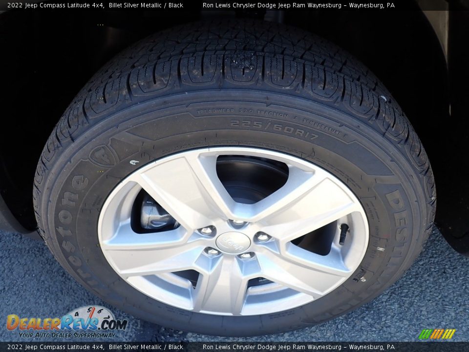 2022 Jeep Compass Latitude 4x4 Billet Silver Metallic / Black Photo #10