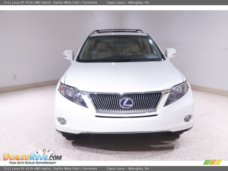 2011 Lexus RX 450h AWD Hybrid Starfire White Pearl / Parchment Photo #2