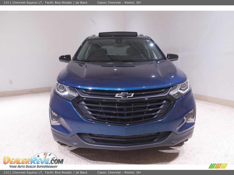 2021 Chevrolet Equinox LT Pacific Blue Metallic / Jet Black Photo #2