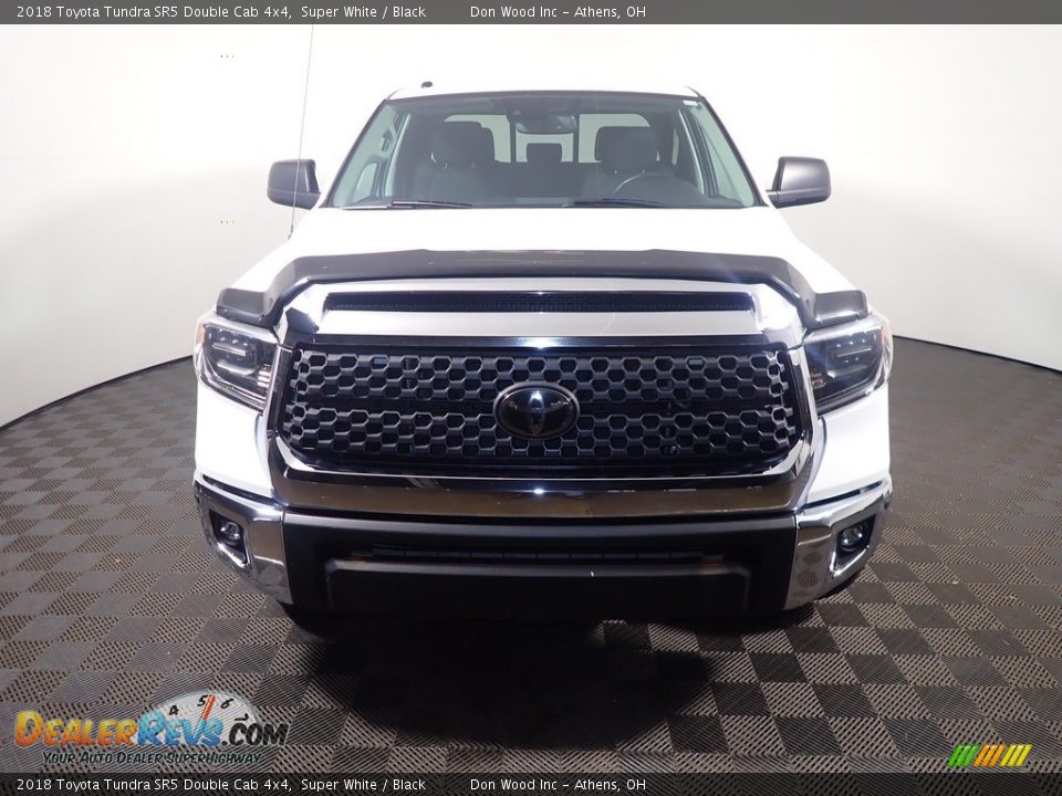 2018 Toyota Tundra SR5 Double Cab 4x4 Super White / Black Photo #6