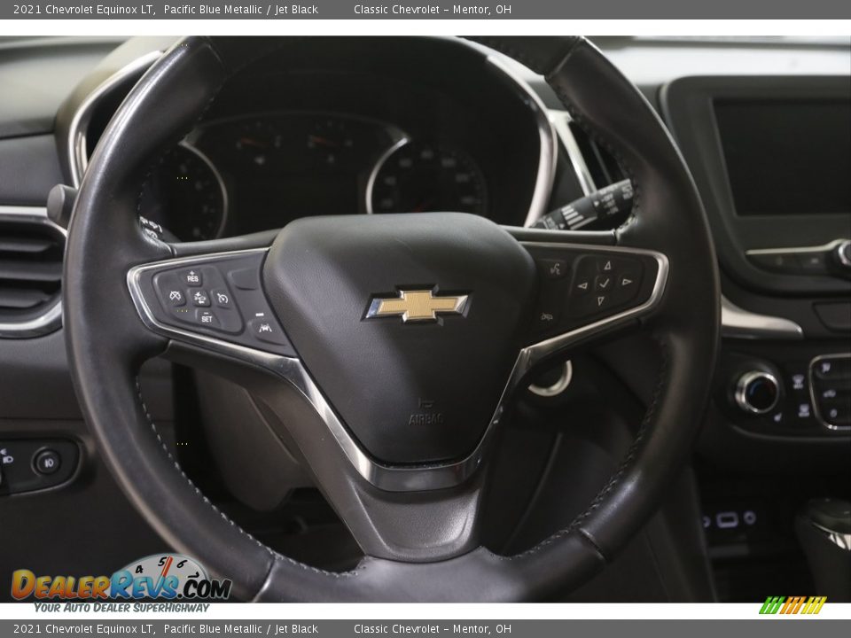 2021 Chevrolet Equinox LT Pacific Blue Metallic / Jet Black Photo #7