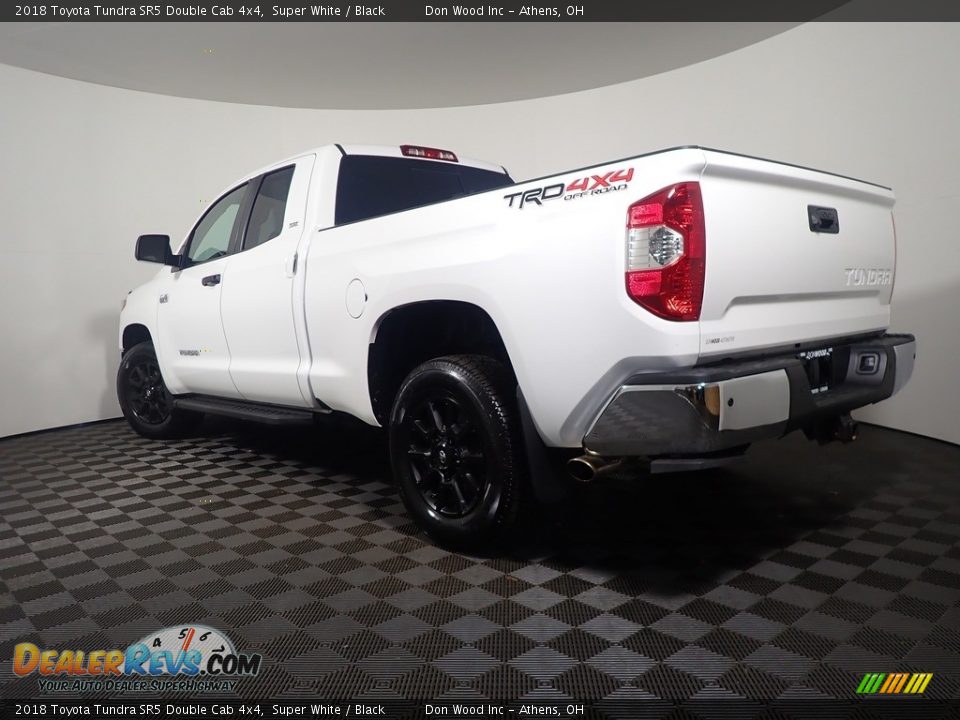 2018 Toyota Tundra SR5 Double Cab 4x4 Super White / Black Photo #12