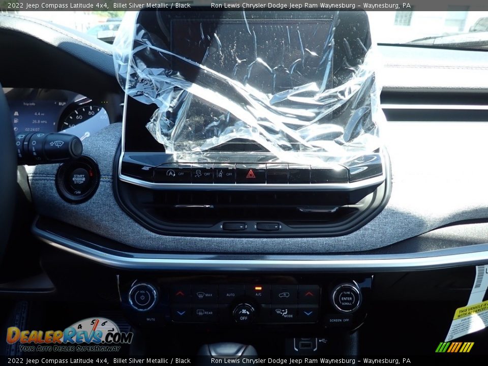 2022 Jeep Compass Latitude 4x4 Billet Silver Metallic / Black Photo #20