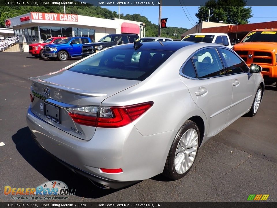 Silver Lining Metallic 2016 Lexus ES 350 Photo #8