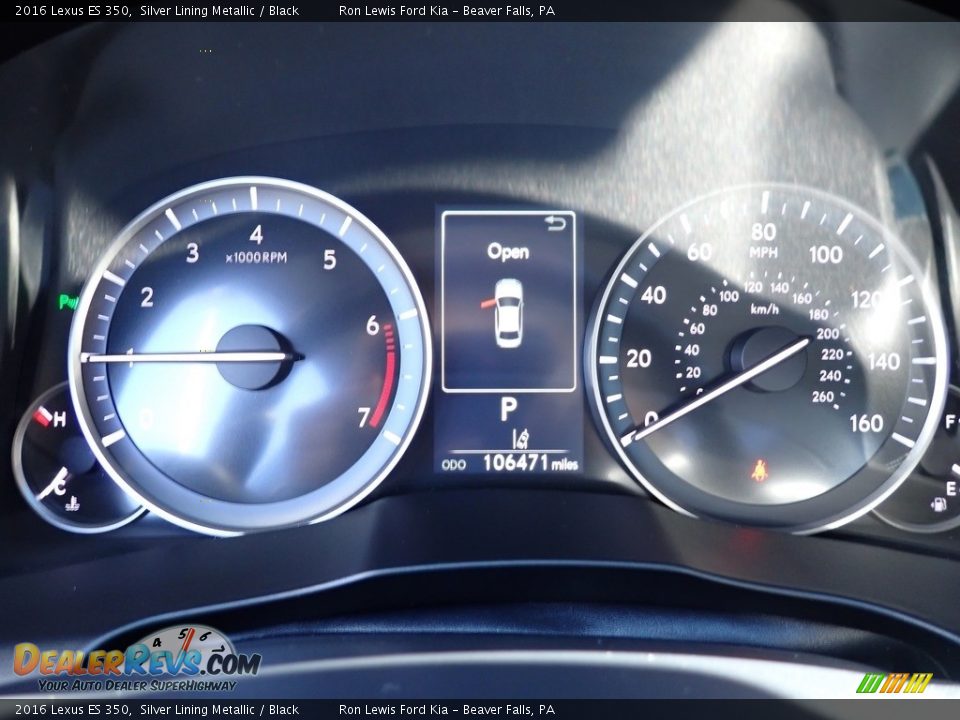 2016 Lexus ES 350 Gauges Photo #16