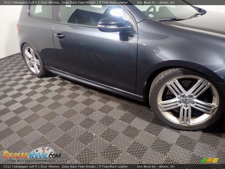 2012 Volkswagen Golf R 2 Door 4Motion Deep Black Pearl Metallic / R Titan Black Leather Photo #3