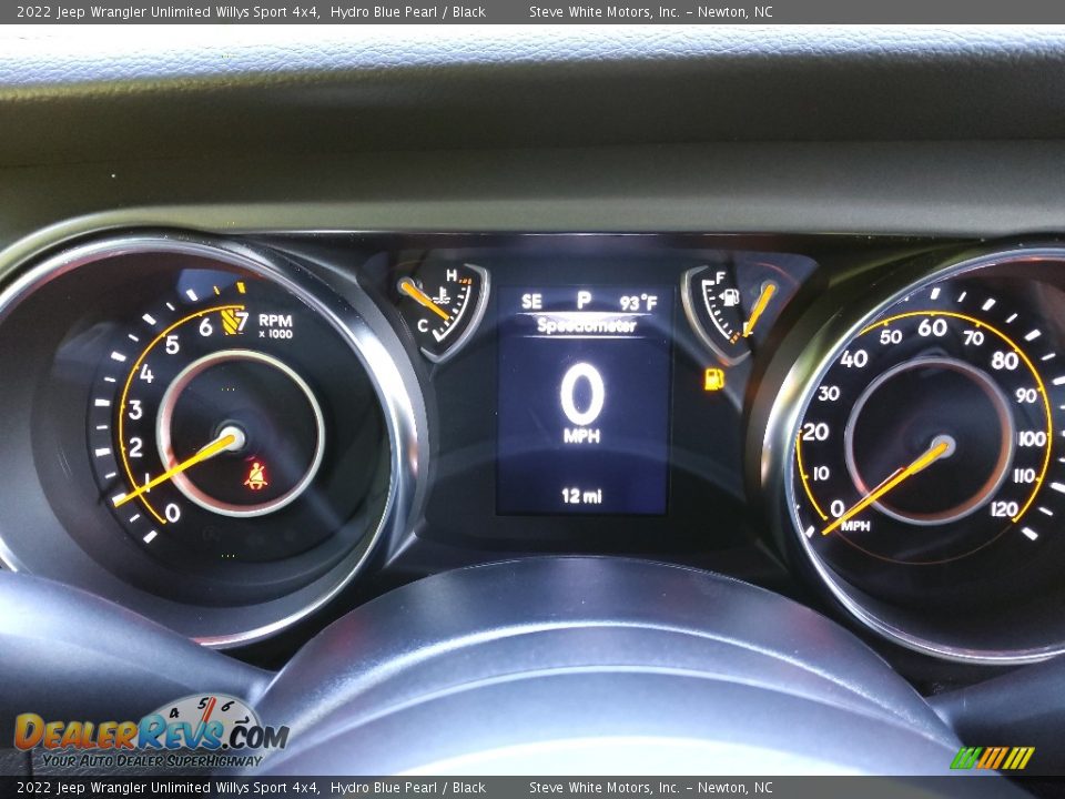 2022 Jeep Wrangler Unlimited Willys Sport 4x4 Hydro Blue Pearl / Black Photo #19