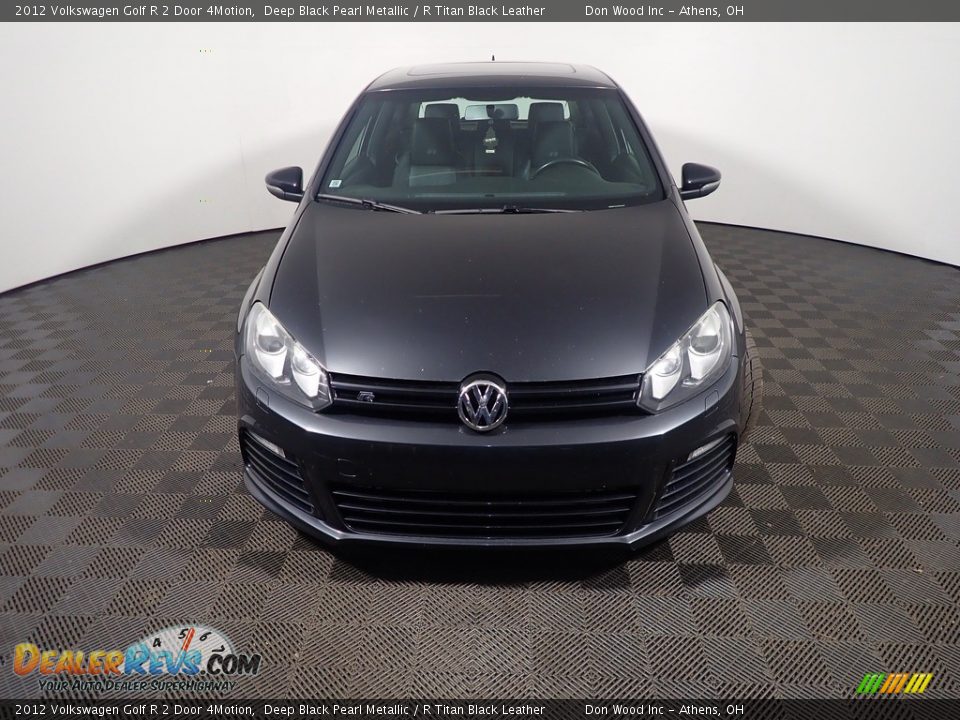 2012 Volkswagen Golf R 2 Door 4Motion Deep Black Pearl Metallic / R Titan Black Leather Photo #4