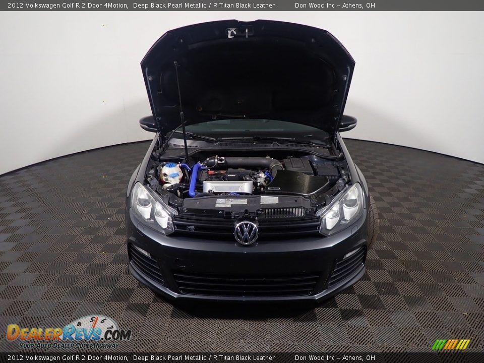 2012 Volkswagen Golf R 2 Door 4Motion Deep Black Pearl Metallic / R Titan Black Leather Photo #5