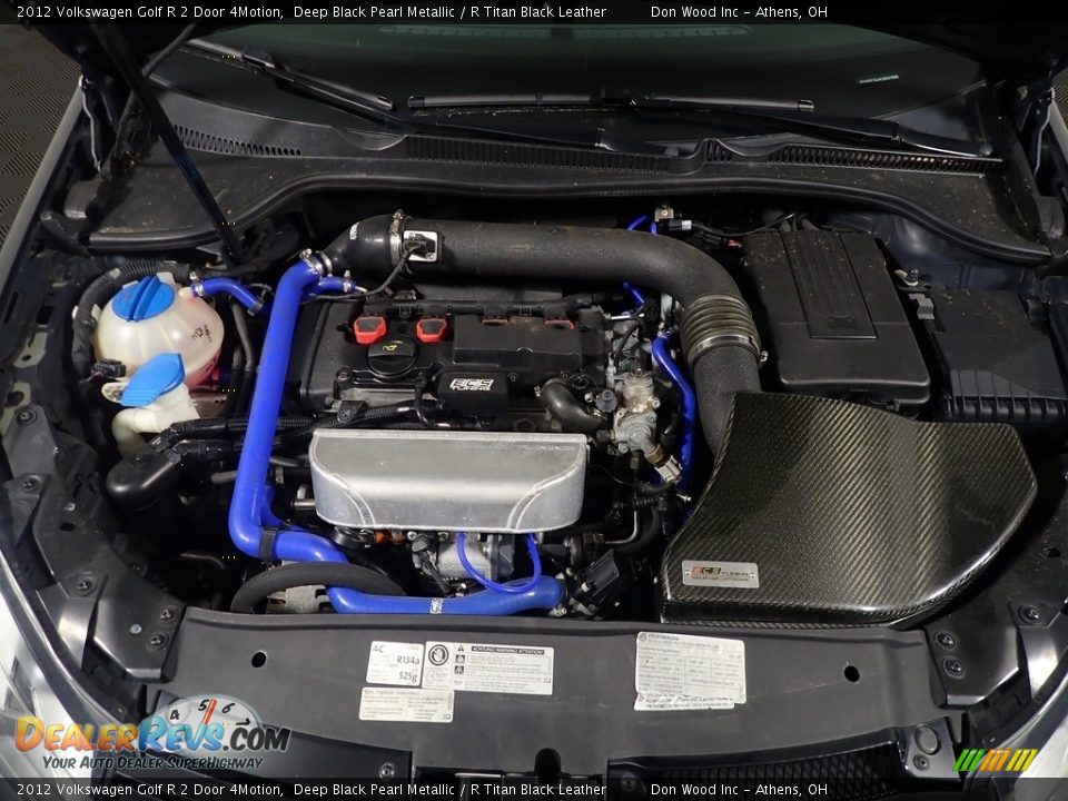 2012 Volkswagen Golf R 2 Door 4Motion Deep Black Pearl Metallic / R Titan Black Leather Photo #6