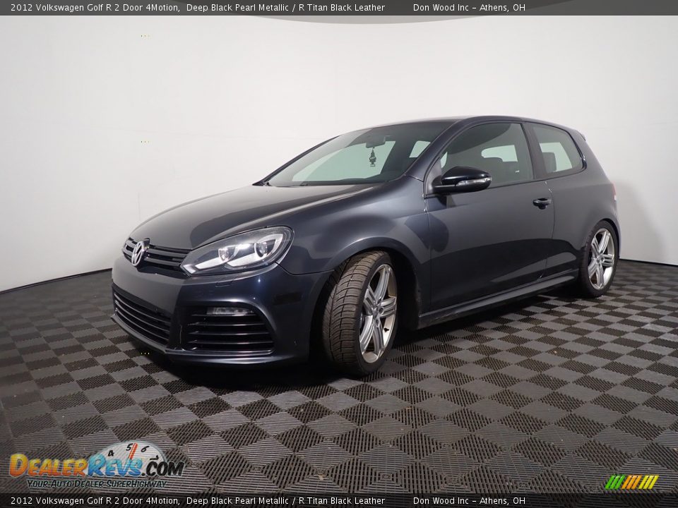 2012 Volkswagen Golf R 2 Door 4Motion Deep Black Pearl Metallic / R Titan Black Leather Photo #7