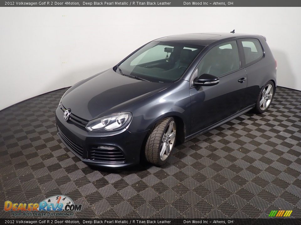 2012 Volkswagen Golf R 2 Door 4Motion Deep Black Pearl Metallic / R Titan Black Leather Photo #8