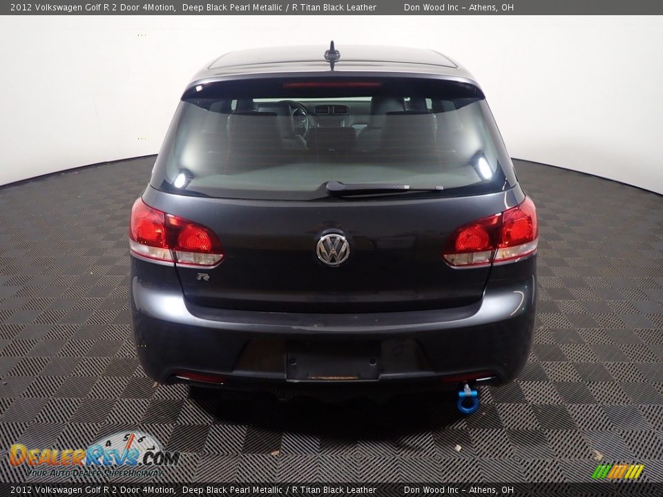 2012 Volkswagen Golf R 2 Door 4Motion Deep Black Pearl Metallic / R Titan Black Leather Photo #11