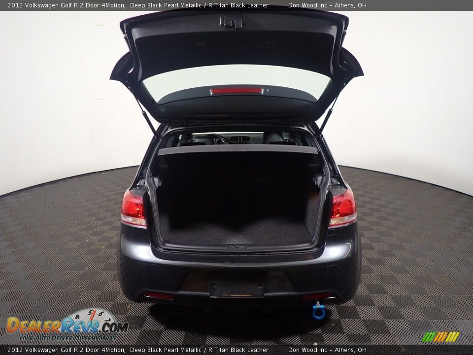 2012 Volkswagen Golf R 2 Door 4Motion Deep Black Pearl Metallic / R Titan Black Leather Photo #12
