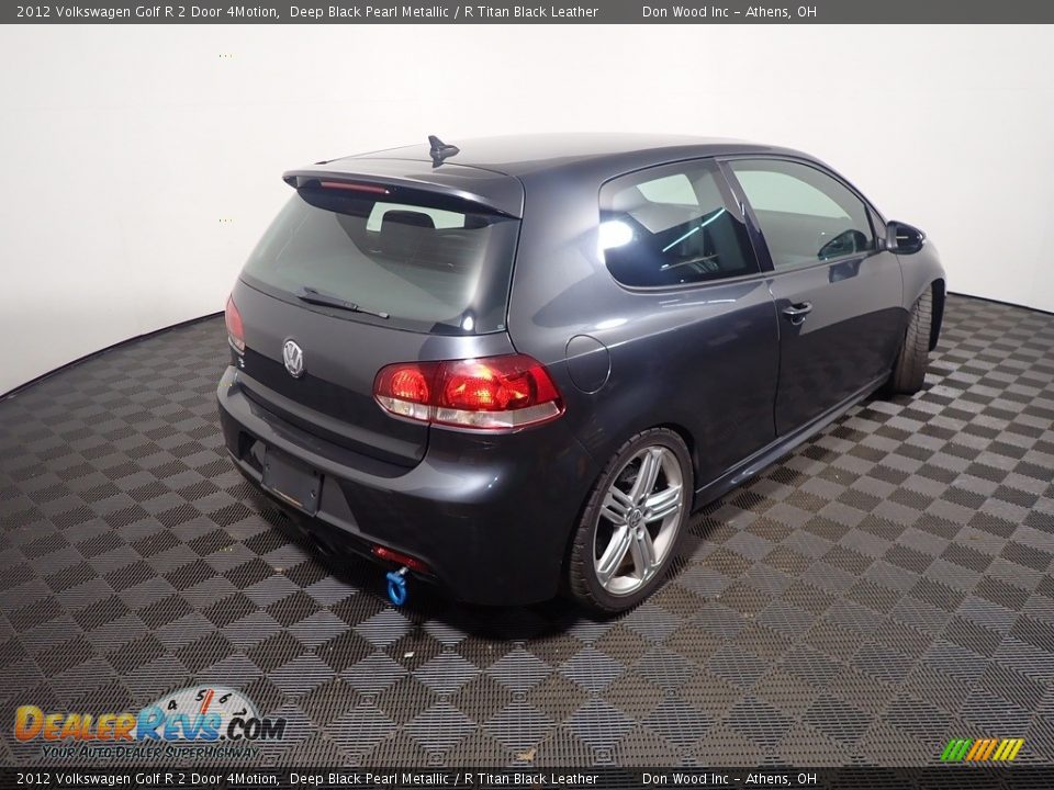 2012 Volkswagen Golf R 2 Door 4Motion Deep Black Pearl Metallic / R Titan Black Leather Photo #14