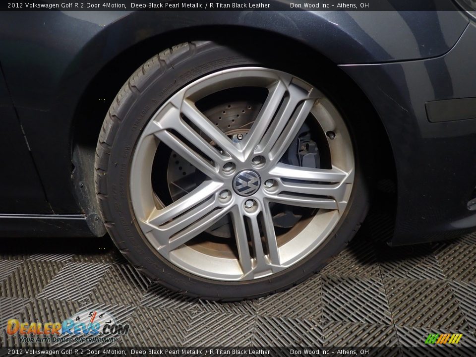 2012 Volkswagen Golf R 2 Door 4Motion Deep Black Pearl Metallic / R Titan Black Leather Photo #20