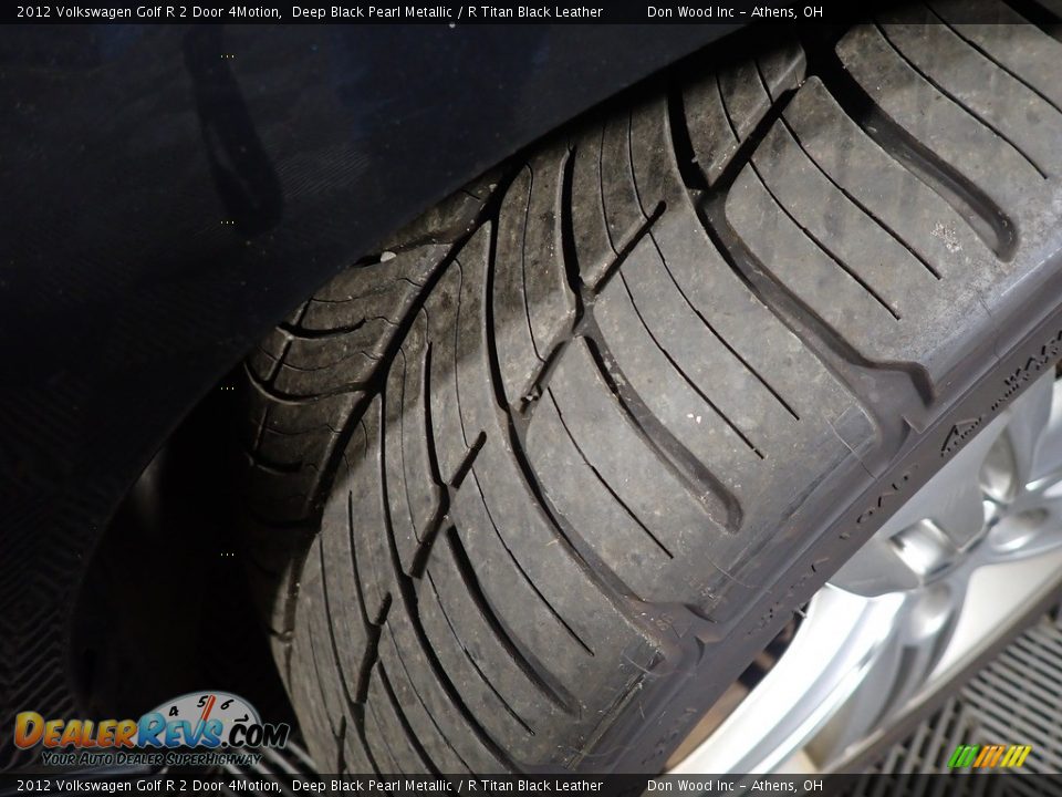 2012 Volkswagen Golf R 2 Door 4Motion Deep Black Pearl Metallic / R Titan Black Leather Photo #21