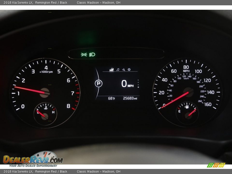 2018 Kia Sorento LX Gauges Photo #8