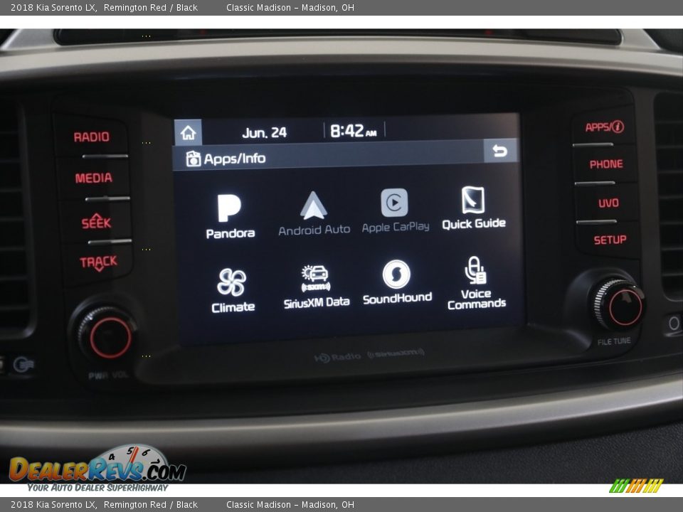 2018 Kia Sorento LX Remington Red / Black Photo #12