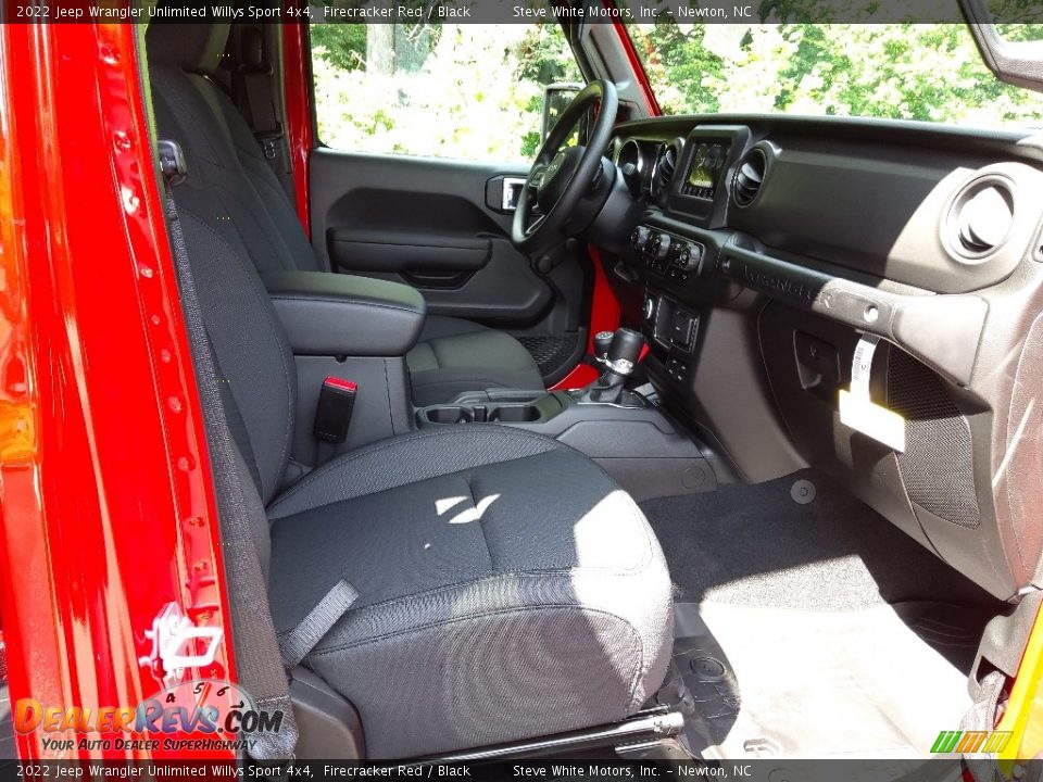 2022 Jeep Wrangler Unlimited Willys Sport 4x4 Firecracker Red / Black Photo #15