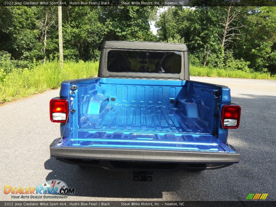 2022 Jeep Gladiator Willys Sport 4x4 Hydro Blue Pearl / Black Photo #8