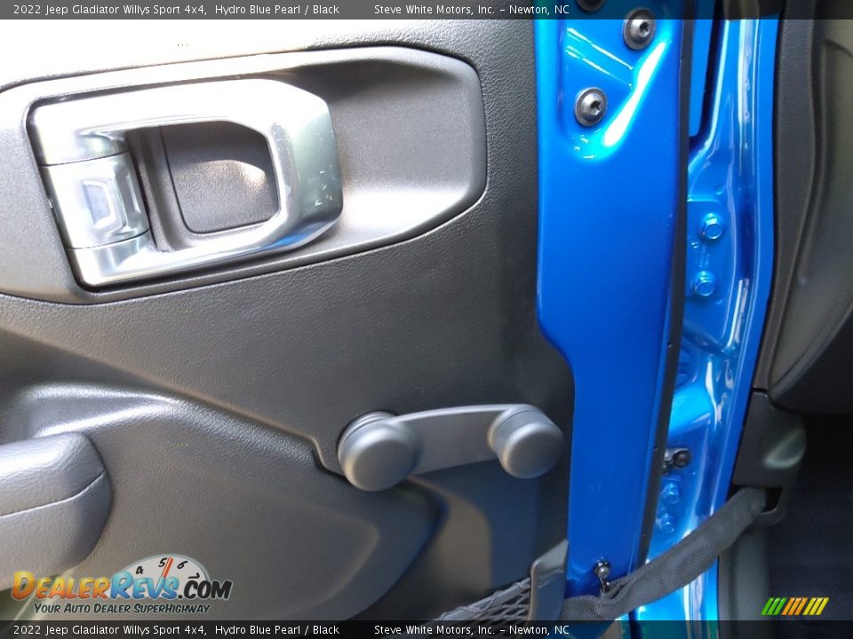2022 Jeep Gladiator Willys Sport 4x4 Hydro Blue Pearl / Black Photo #12