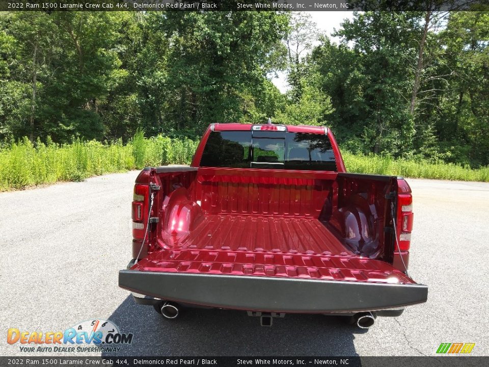 2022 Ram 1500 Laramie Crew Cab 4x4 Delmonico Red Pearl / Black Photo #9