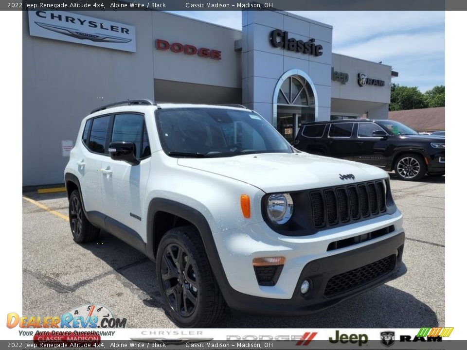 2022 Jeep Renegade Altitude 4x4 Alpine White / Black Photo #1