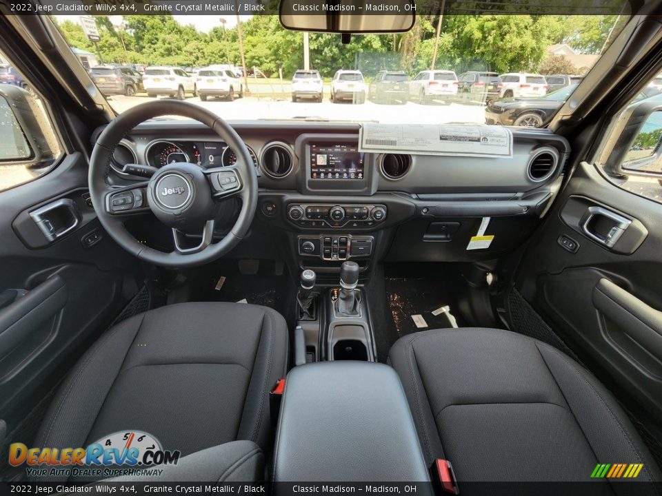 2022 Jeep Gladiator Willys 4x4 Granite Crystal Metallic / Black Photo #4